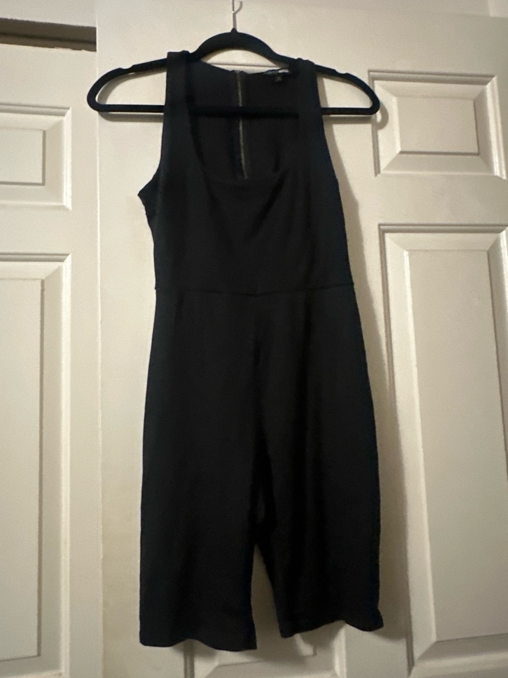 Fashion Nova Black Sleeveless Jumpsuit Romper